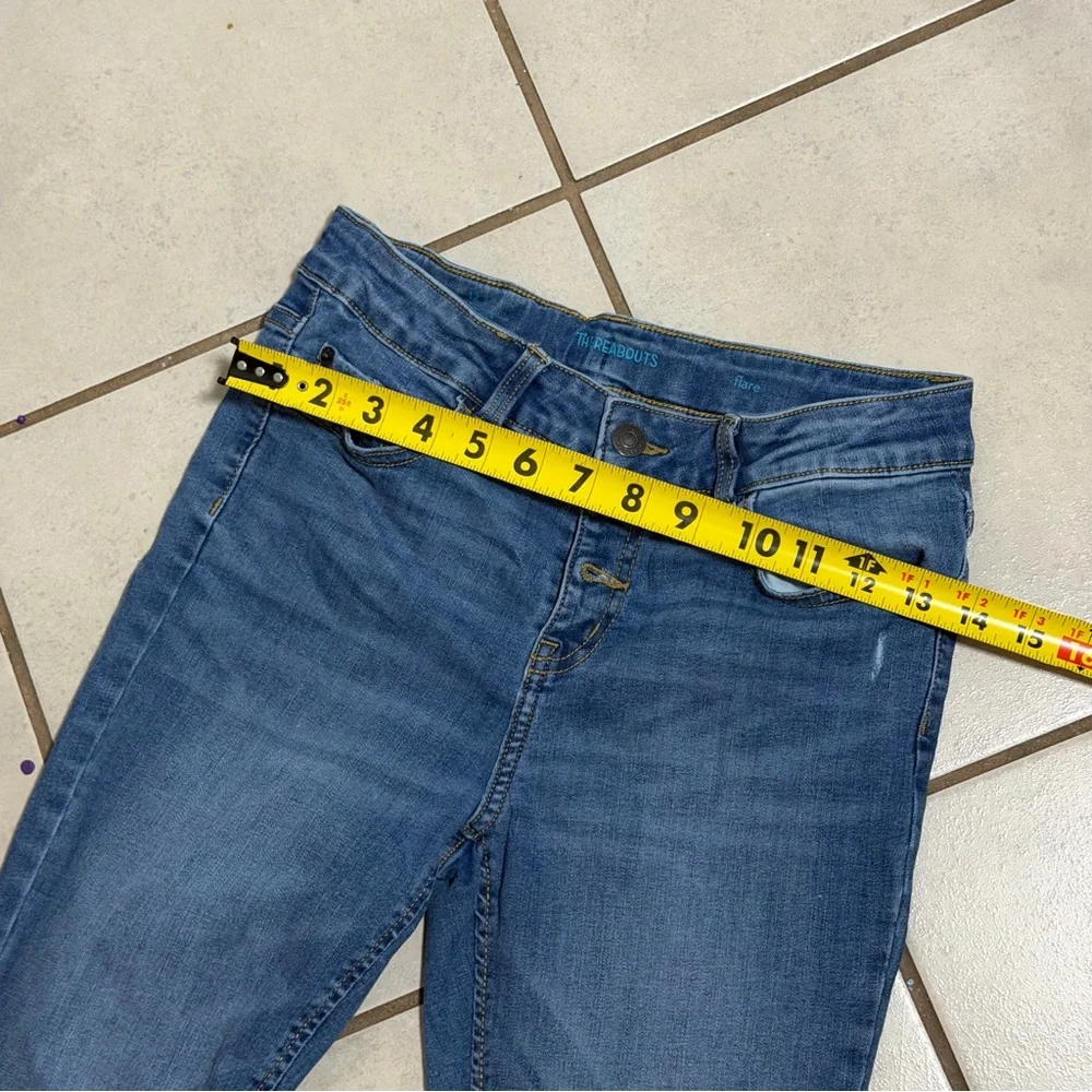 Thereabouts Kids Girl‎ Denim Distressed Stylish Blue Flared Jeans size 12